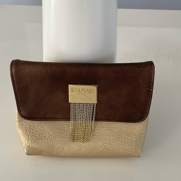 Balmain Paris Hair Couture Faux Leather Bag/Clutch - Picture 1 of 8